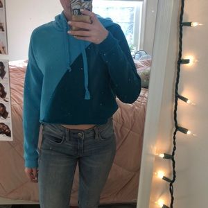 Cute color block hoodie